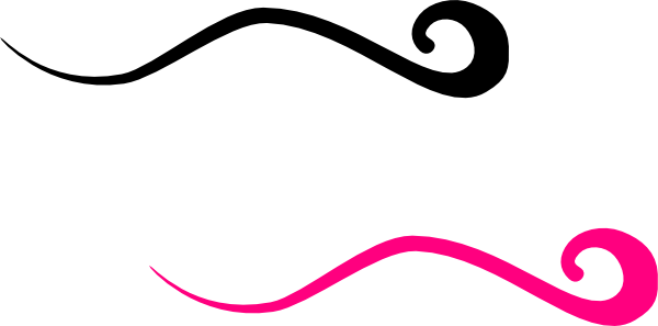 Pink And Black Swoosh Clip Art At Clker Com   Vector Clip Art Online
