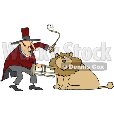 Stool And Whip   Royalty Free Vector Clipart   Dennis Cox  1181993