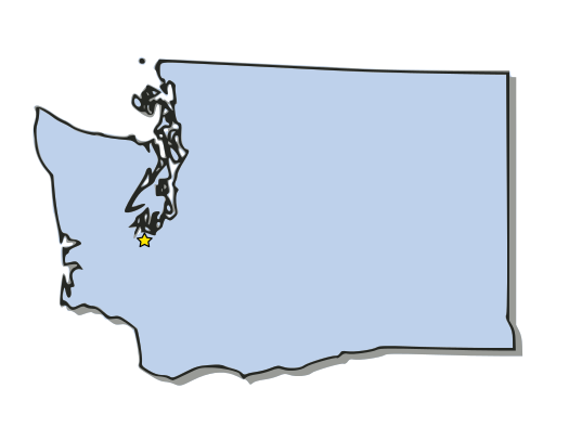 Washington State Outline Clip Art Book Covers