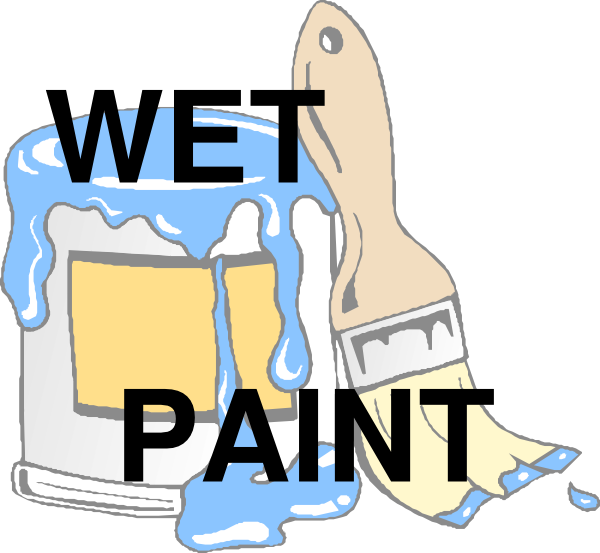 Wet Paint 2 Clip Art At Clker Com   Vector Clip Art Online Royalty
