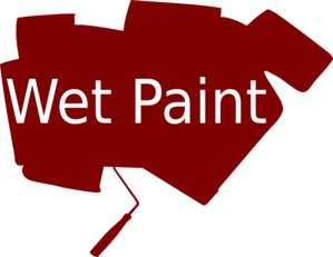 Wet Paint Clip Art At Clker Com   Vector Clip Art Online Royalty Free