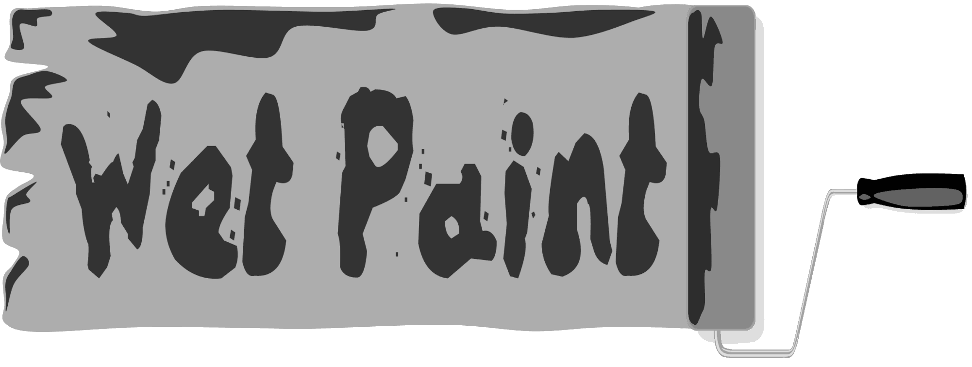 Wet Paint Sign 2 Pages   Http   Www Wpclipart Com Page Frames Full