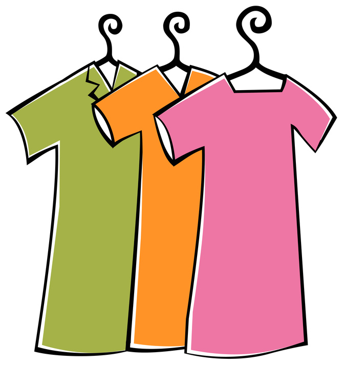 Clip Art Of Putting Away Clothes In Drawers Clipart
