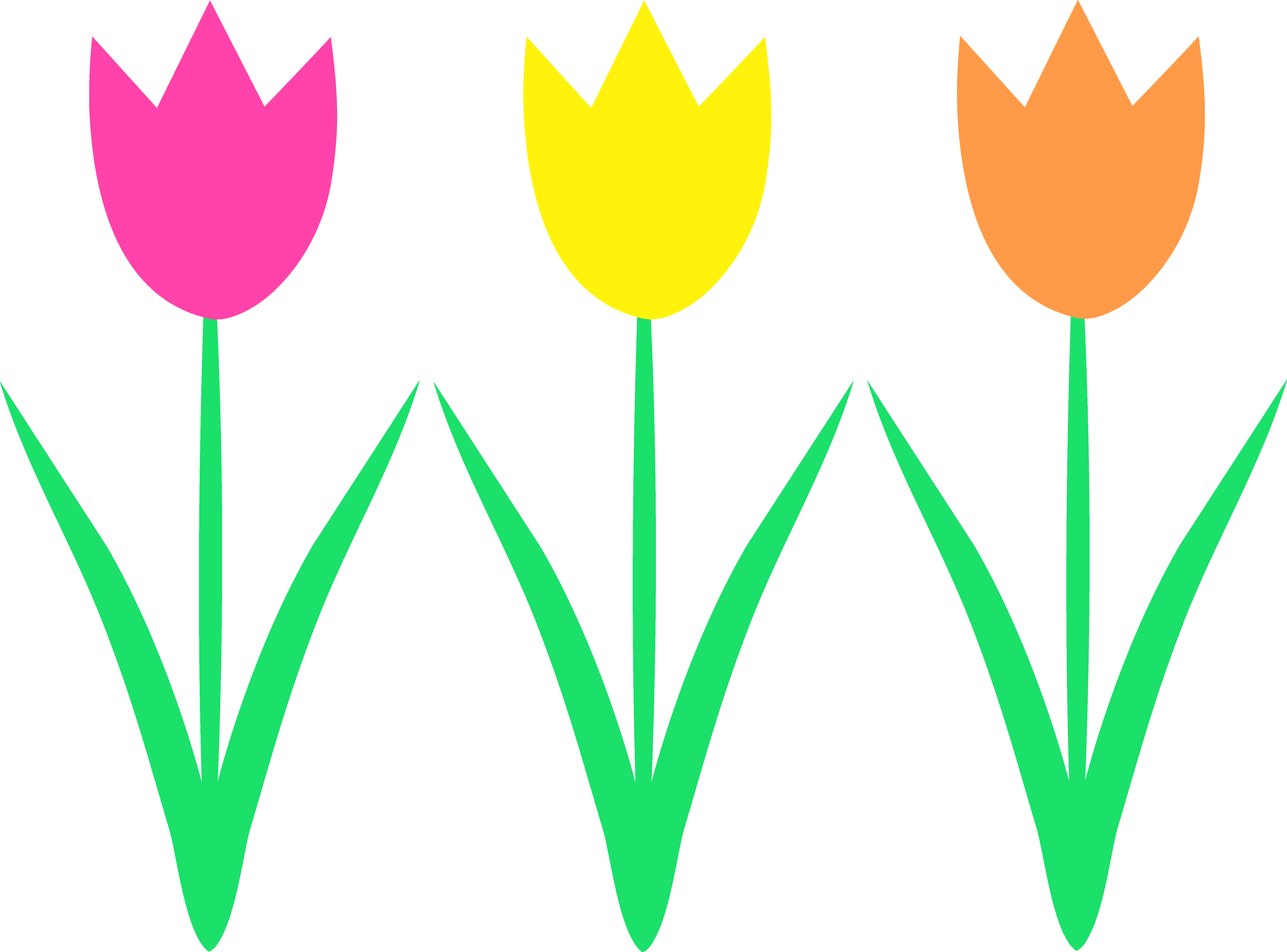 Free Spring Clipart Tulips Spring Clip Art Png