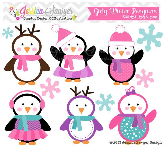 Girly Winter Download Girly Clipart Holiday Clip Art Christmas