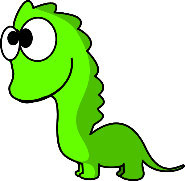 Green Dinosaur Cartoon Clip Art At Clker Com   Vector Clip Art Online