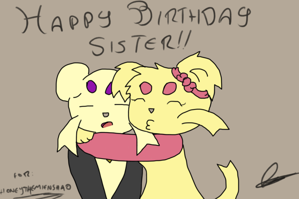 Happy Birthday Sister   By Skyffan On Deviantart