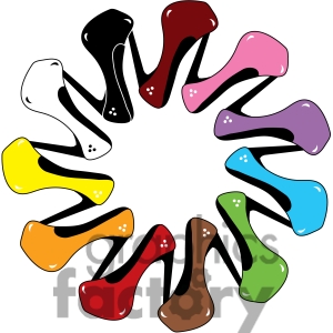 High Heels Shoe Of Every Color