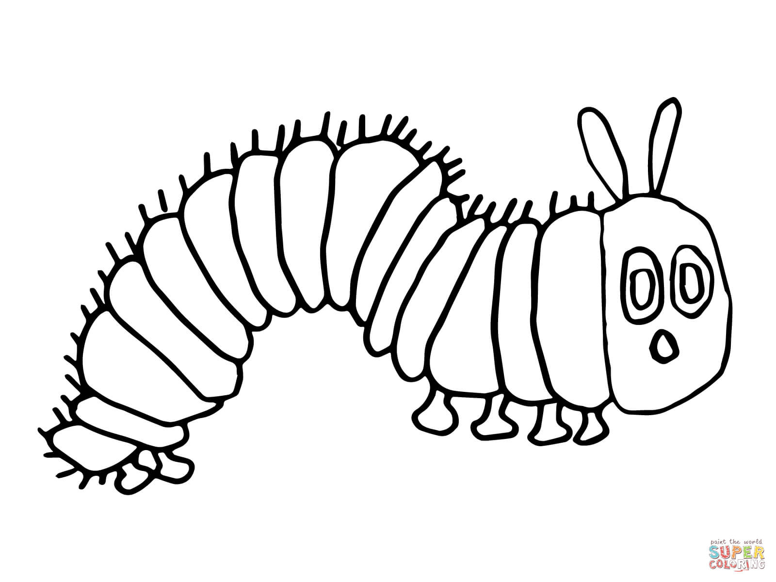 Hungry Caterpillar Coloring Online
