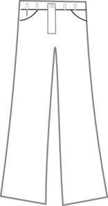Pants Black And White Clip Art At Clker Com   Vector Clip Art Online