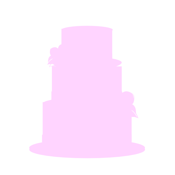 Pink Wedding Cake Clip Art At Clker Com   Vector Clip Art Online