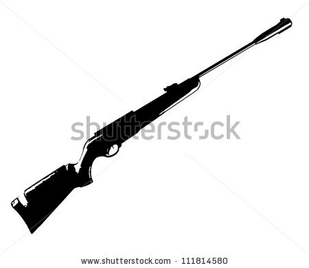 Rifle Shooting Clipart Hunting Modern Rifle Vector