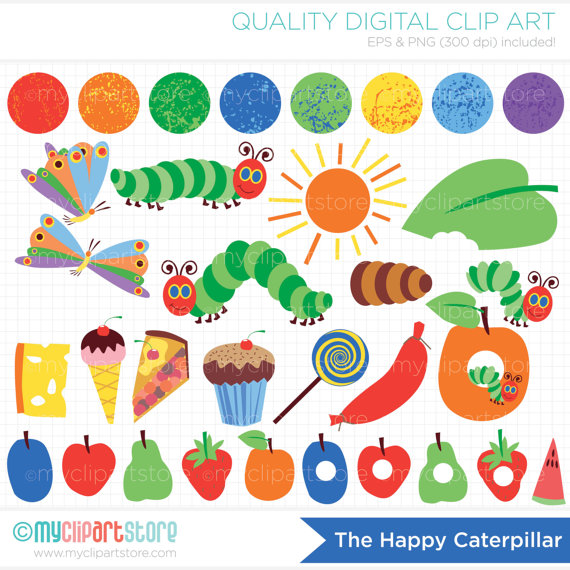 Showing Gallery For Very Hungry Caterpillar Clip Art