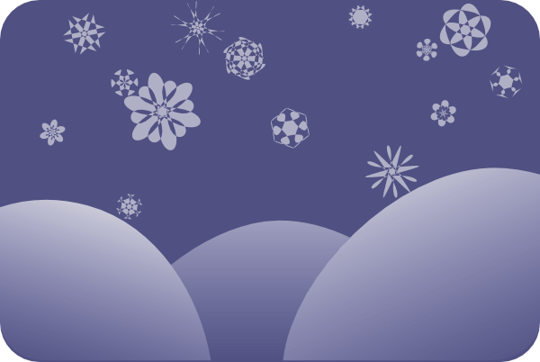 Snow Scene 1 Clip Art At Clker Com   Vector Clip Art Online Royalty