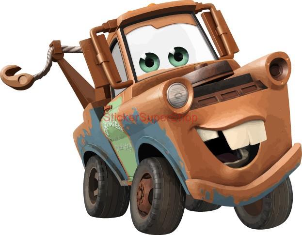 Tow Mater Cars Disney Decal Removable Wall Sticker Home Decor Art