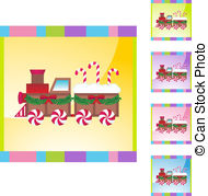 Train Sets Clipart Vector And Illustration  8481 Train Sets Clip Art