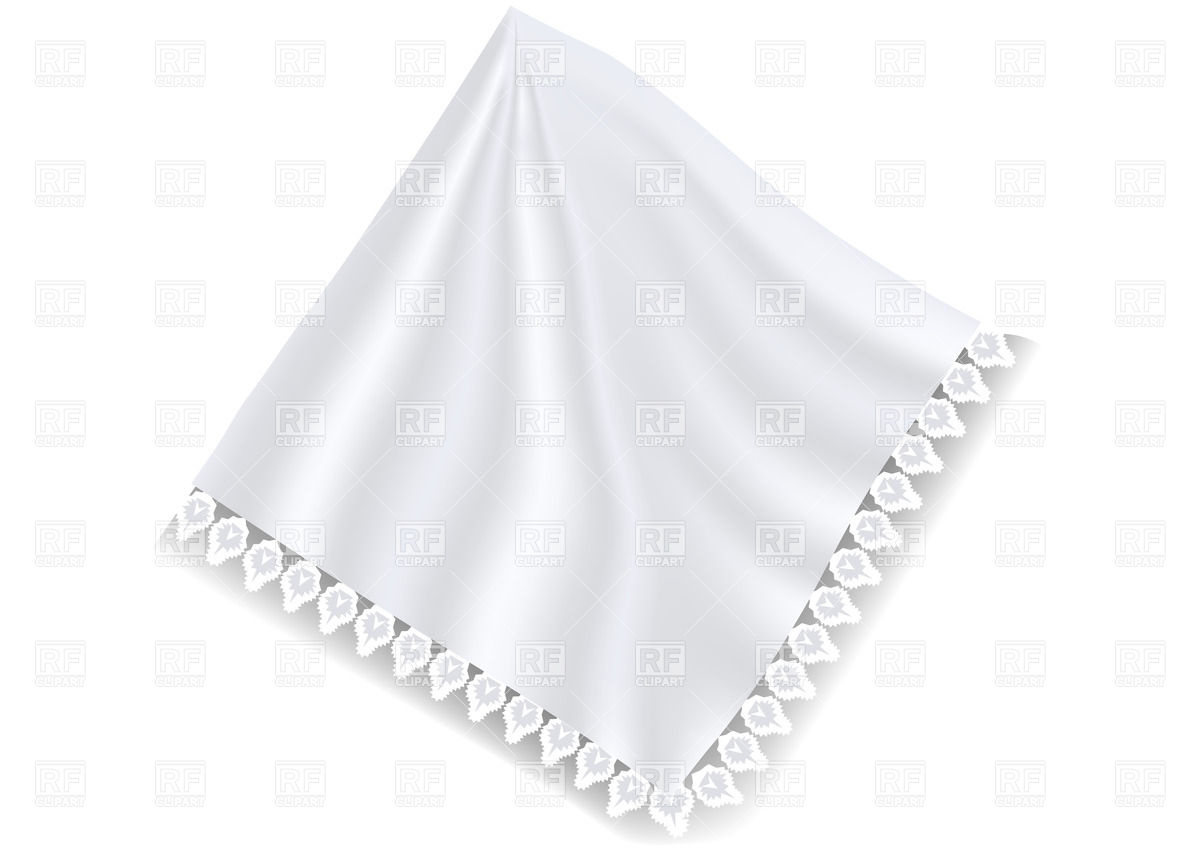 White Napkin Isolated On The Wite Background 25478 Objects Download