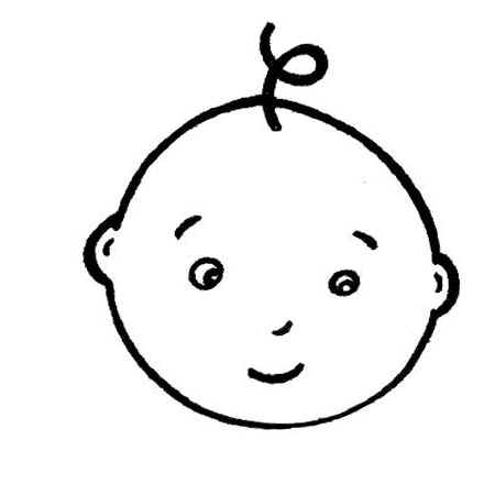 Baby Face Clip Art   Item 1   Vector Magz   Free Download Vector