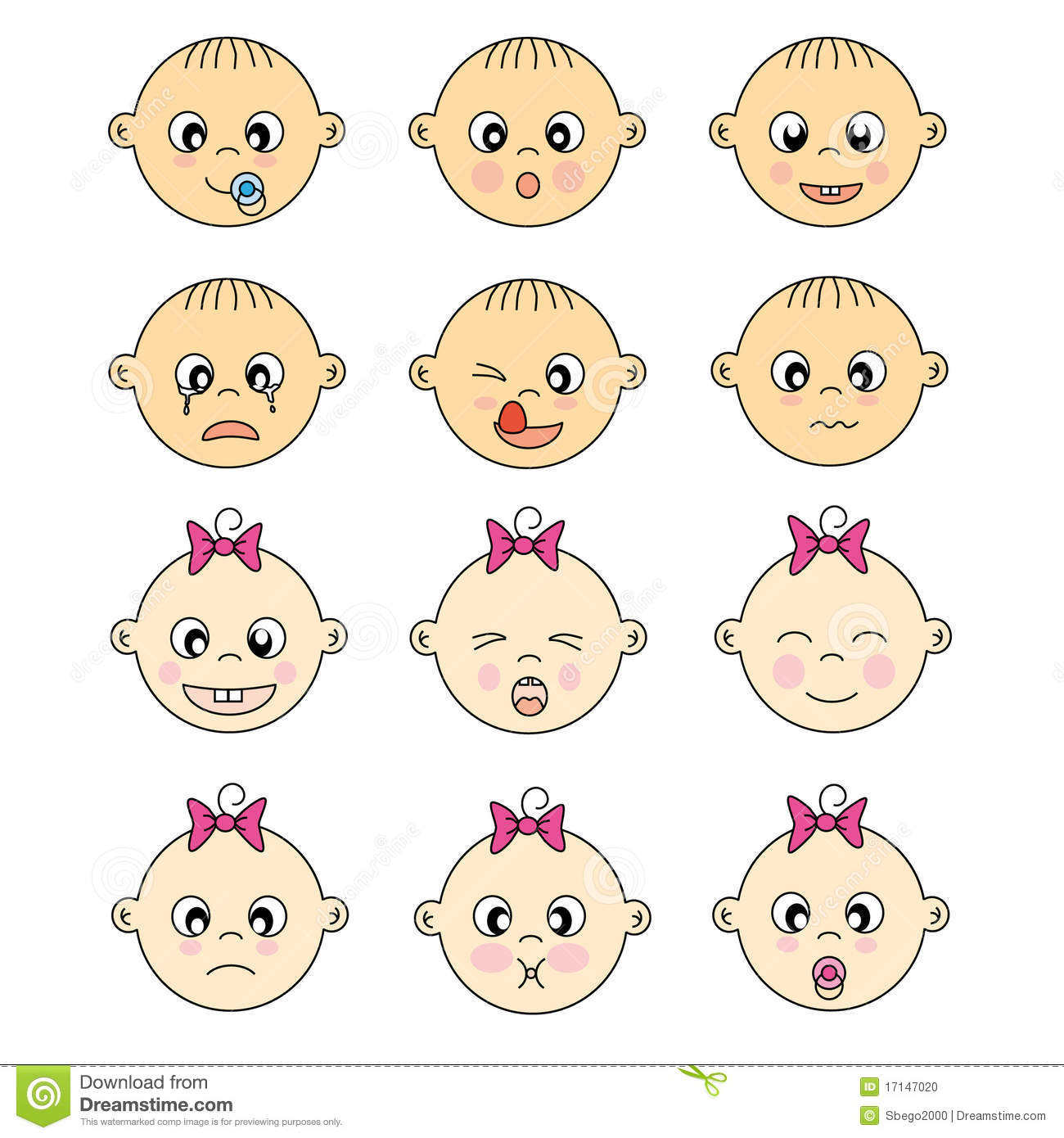Baby Face Stock Photo   Image  17147020