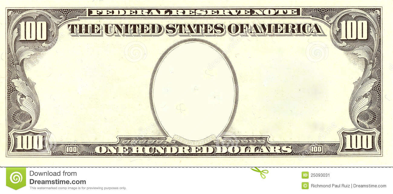 Blank Dollar Bill Clip Art