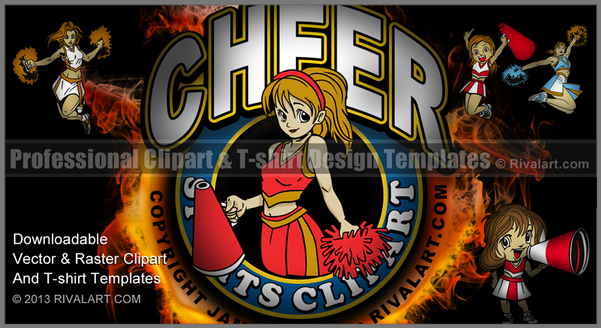 Cheer Clipart And Graphics For Cheer Designs