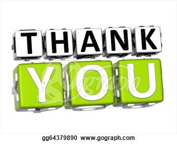 Clip Art   3d Thank You Button Click Here Block Text Over White