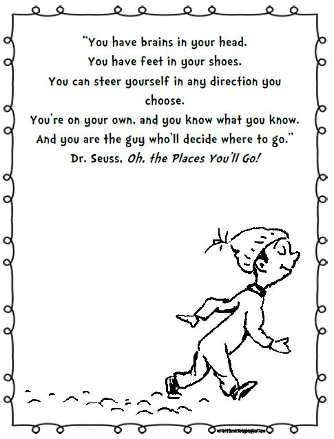 Dr Seuss Clip Art Oh The Places Youll Go Download A Copy Here