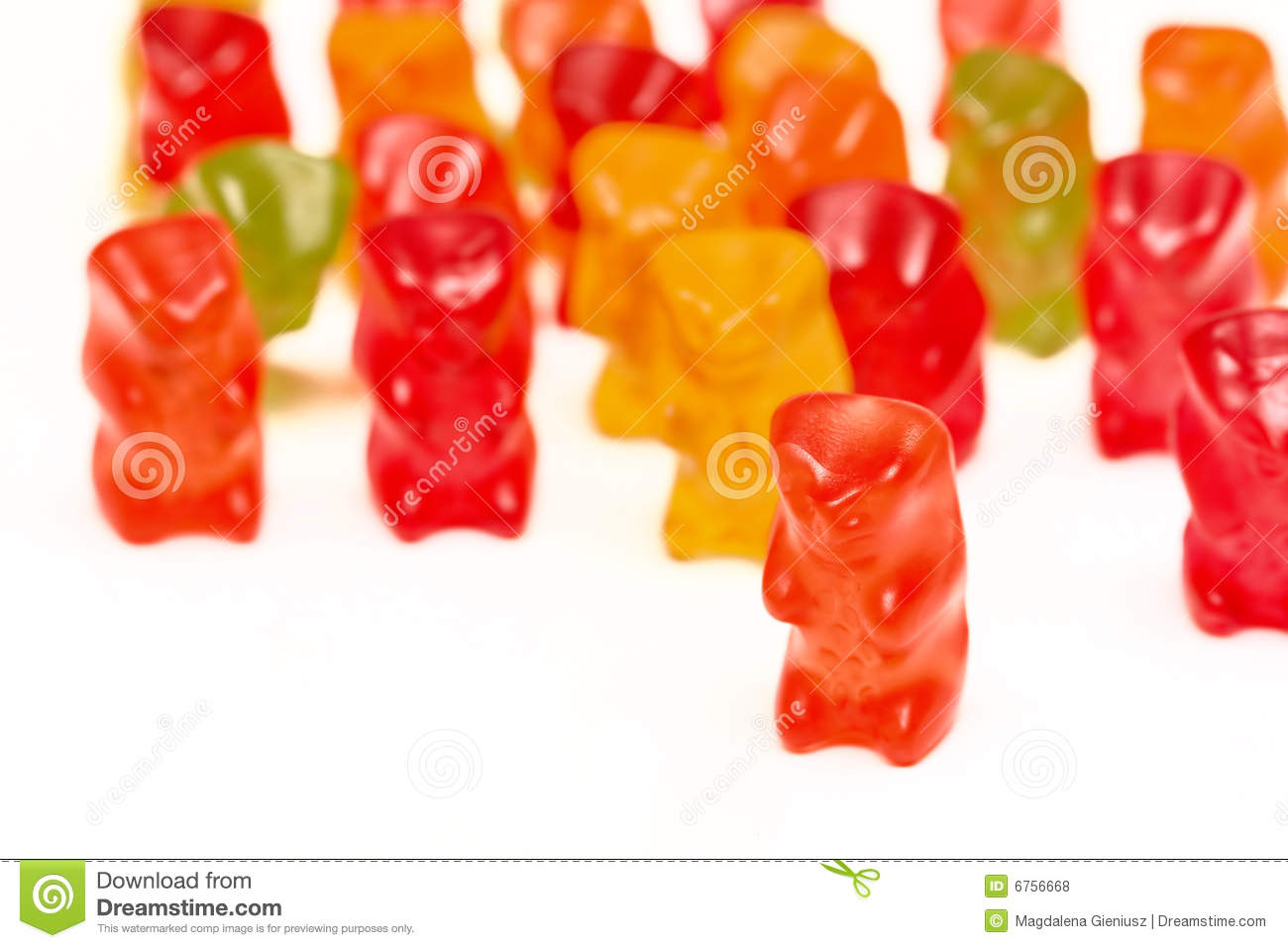 Gummi Bear With Another Bears In Background 