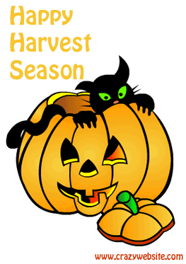 Halloween   Animacions Clipart Happy Halloween   Autumn Harvest