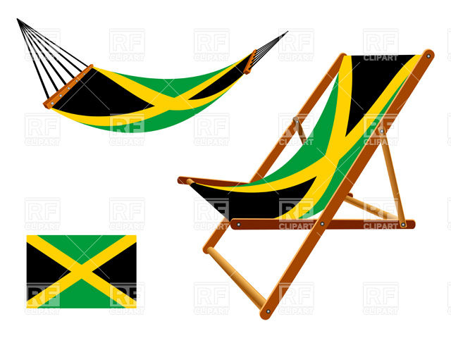 Hammock And Deck Chair Objects Download Royalty Free Vector Clip Art