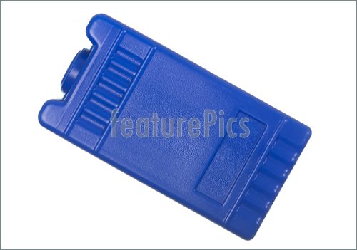 Picture Of Reusable Ice Substitute Pack  Isolated Clipping Path