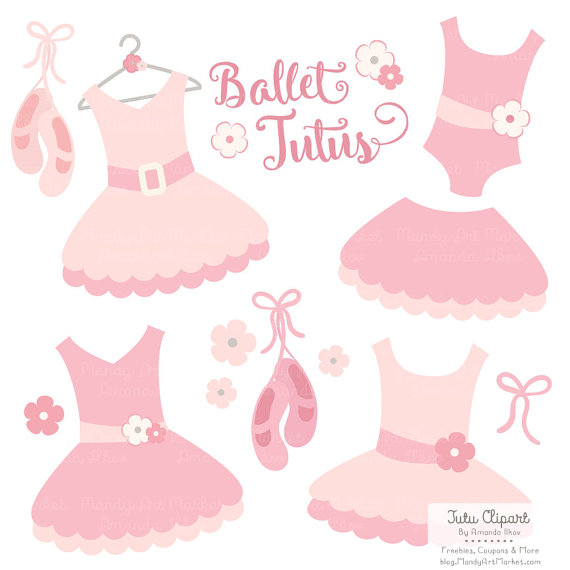 Premium Soft Pink Tutu Clip Art Pink Dress Clip Art By Amandailkov