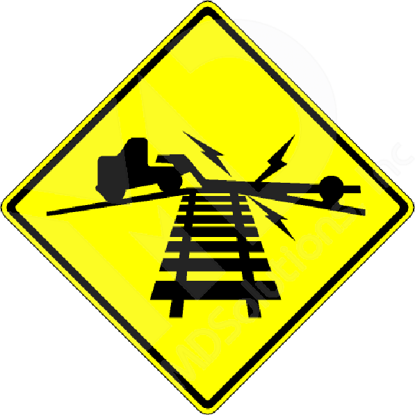 Rail Road Crossing Clipart Railroad Crossing Sign
