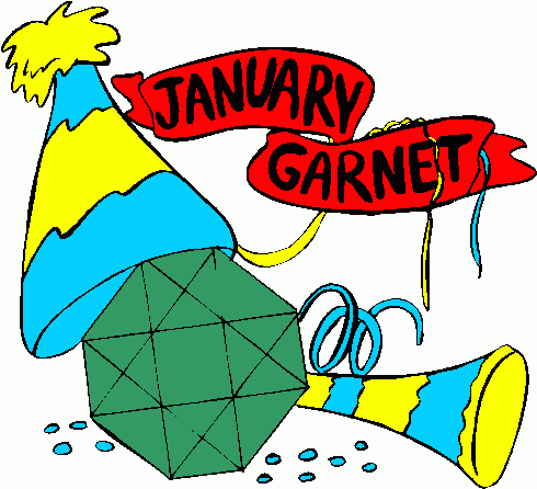 01 January   Garnet Clipart   01 January   Garnet Clip Art