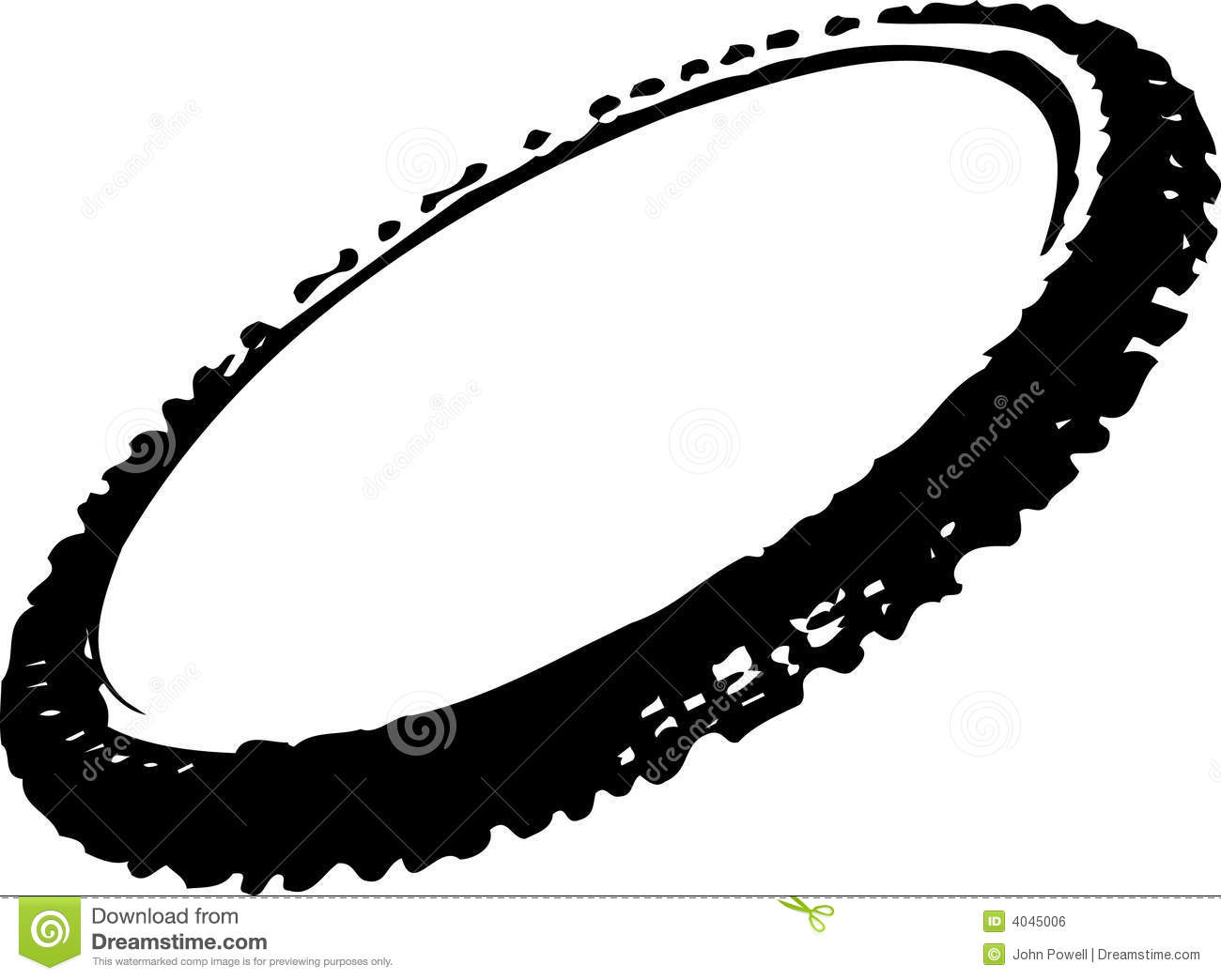 Bike Tire Silhouette Royalty Free Stock Image   Image  4045006