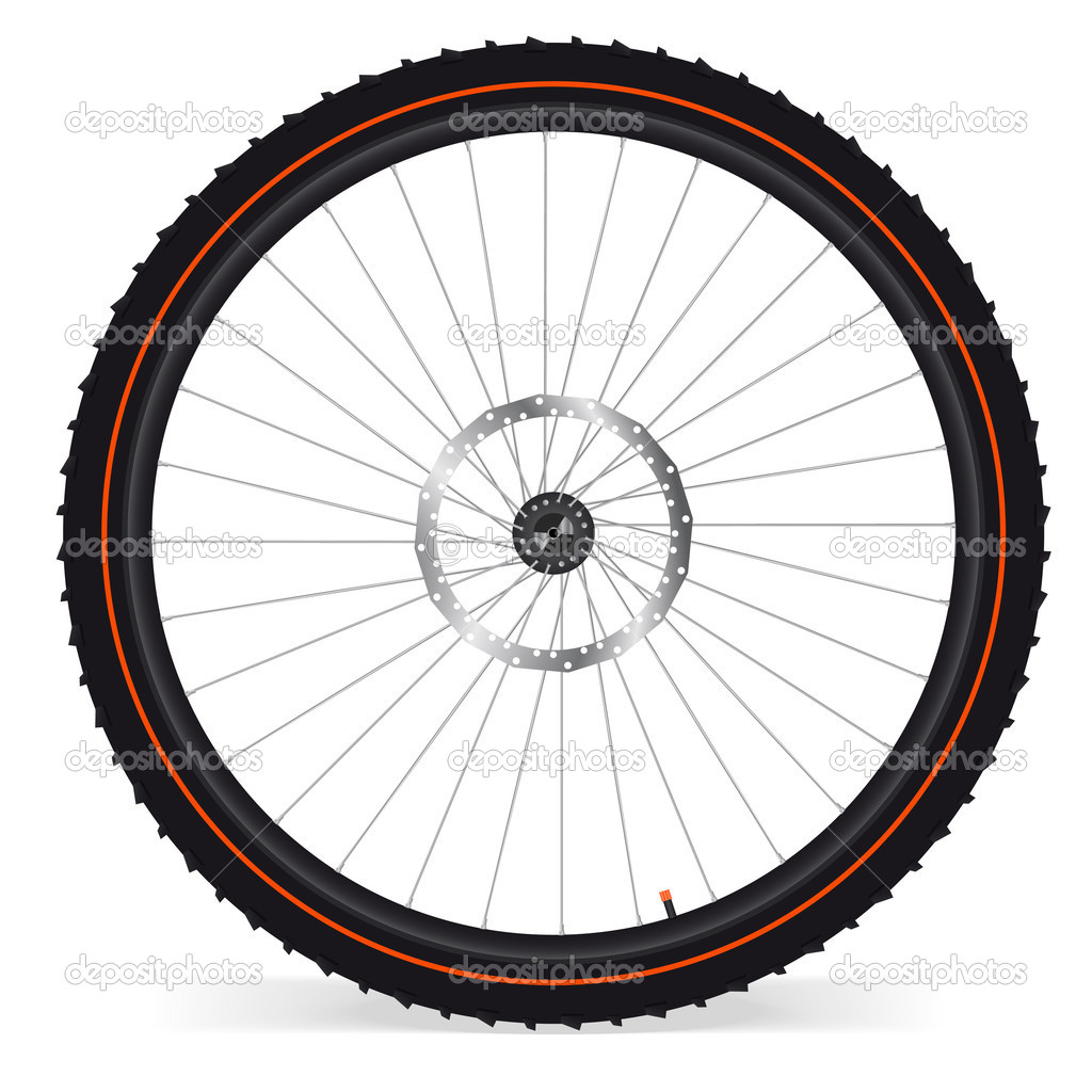 Bike Wheel   Stock Vector   Diversphoto  4397321