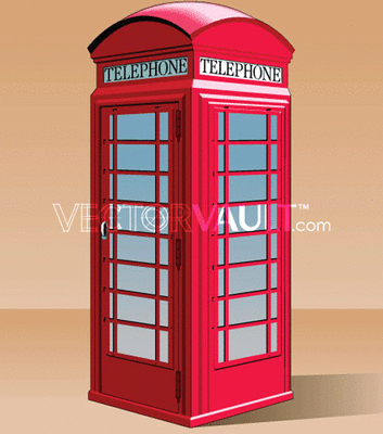 Buy Vector London Telephone Booth Graphic Free Vectors Icon Clip Art