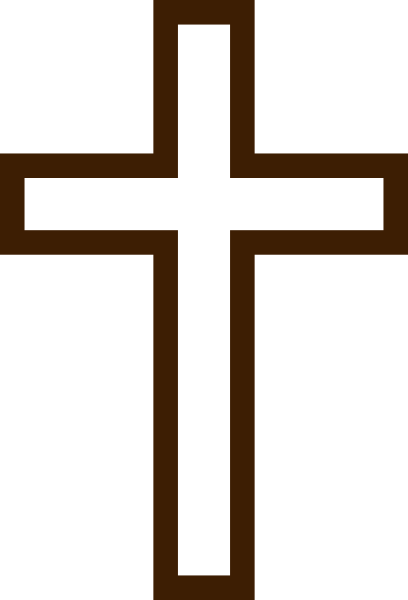     Clip Art Baptism Cross Clipart Black And White Catholic Cross Clipart