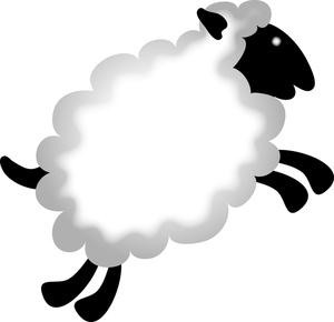 Clip Art Of Counting Sheep