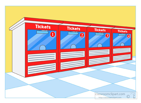 Download Subway Ticket Booth Clipart 357