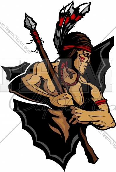 Indian Brave Logo Clipart In An Easy To Edit Vector Format