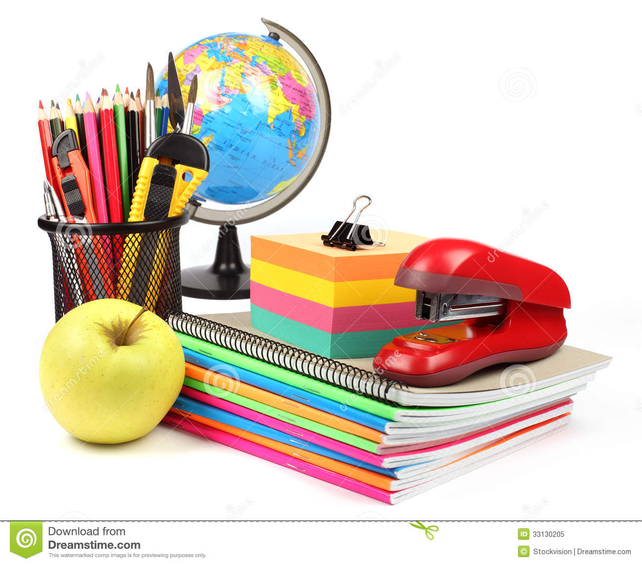 Isolated On White Background Back To School Concept Mr No Pr No