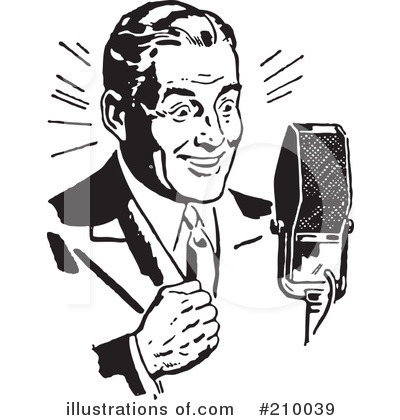 Microphone Clipart  210039 By Bestvector   Royalty Free  Rf  Stock