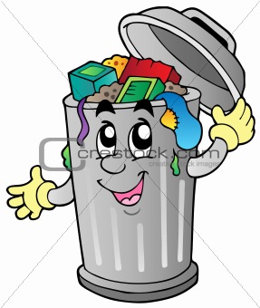 Picking Up Trash Cartoon Clipart   Free Clip Art Images