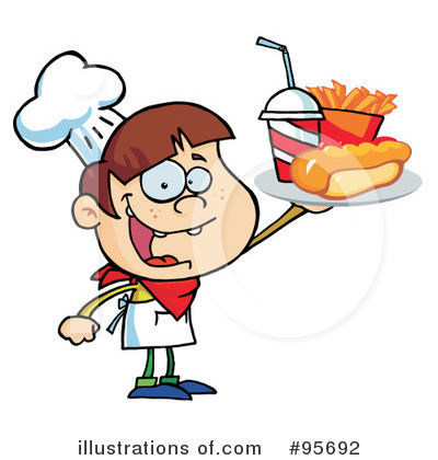 Rf  Fast Food Clipart Illustration By Hit Toon   Stock Sample  95692