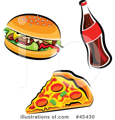 Rf  Fast Food Clipart Illustration By Ta Images   Stock Sample  45430