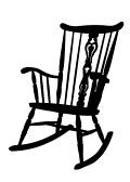 Rocking Chair Clipart Black And White   Clipart Panda   Free Clipart