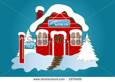 Santa S Workshop At The North Pole  Stock Photo 1970409   Shutterstock