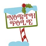 Santa S Workshop North Pole Sign Cutout   Christmassticker   Pinterest