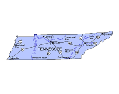 Tennessee Map   Powerpoint Maps